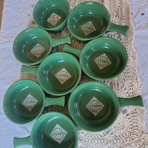 TABASCO logo green 12-oz chili/soup bowls,